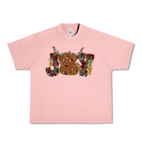 Salmon joy highland cow Urban Heavy Tee - RanaPortraitStore