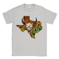 Moon Dust bull skull texas map western Classic Tee - BarkalooDesign