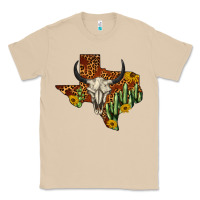 Mushroom bull skull texas map western Classic Tee - BarkalooDesign