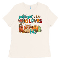 Just A Girl Who Loves Fall Ladies Tee | Teevron