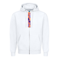 White Halloween Key Fob Zipper Hoodie - BundleAndBundleShop