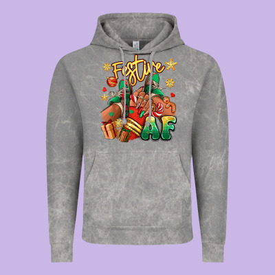 Vintage Hoodie Festive af Christmas black girl sneakers