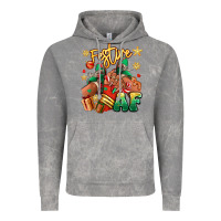 Cloud Rock Festive af Christmas black girl sneakers Vintage Hoodie - RanaPortraitStore