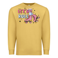 Antique Gold let's roll Premium Sweatshirt - MaliasSmallBusiness
