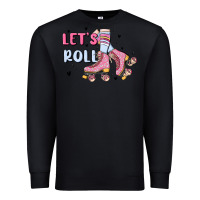 Black let's roll Premium Sweatshirt - MaliasSmallBusiness