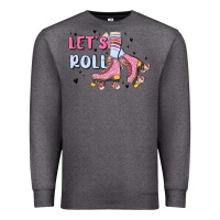Charcoal Heather let's roll Premium Sweatshirt - MaliasSmallBusiness