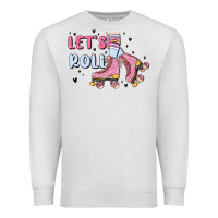 Oatmeal Heather let's roll Premium Sweatshirt - MaliasSmallBusiness