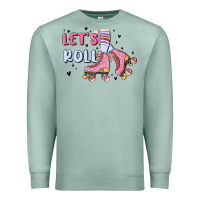 Seafoam let's roll Premium Sweatshirt - MaliasSmallBusiness
