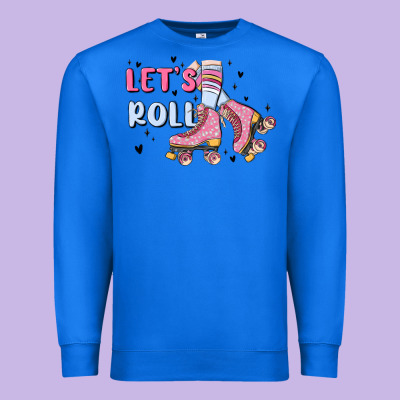 Let's Roll Premium Sweatshirt Designed By Maliassmallbusiness