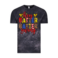Cloud Black hey batter batter swing softball Vintage Tee - Zillion Design Studio