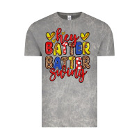 Cloud Rock hey batter batter swing softball Vintage Tee - Zillion Design Studio
