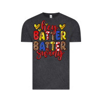 Vintage Black hey batter batter swing softball Vintage Tee - Zillion Design Studio