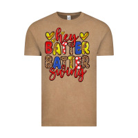 Vintage Coffee hey batter batter swing softball Vintage Tee - Zillion Design Studio