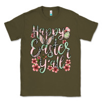 Army Green Easter Day Happy Easter y'all Classic Tee - OliviaCreatesArt
