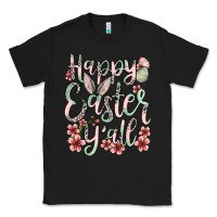 Black Easter Day Happy Easter y'all Classic Tee - OliviaCreatesArt