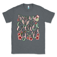 Charcoal Heather Easter Day Happy Easter y'all Classic Tee - OliviaCreatesArt