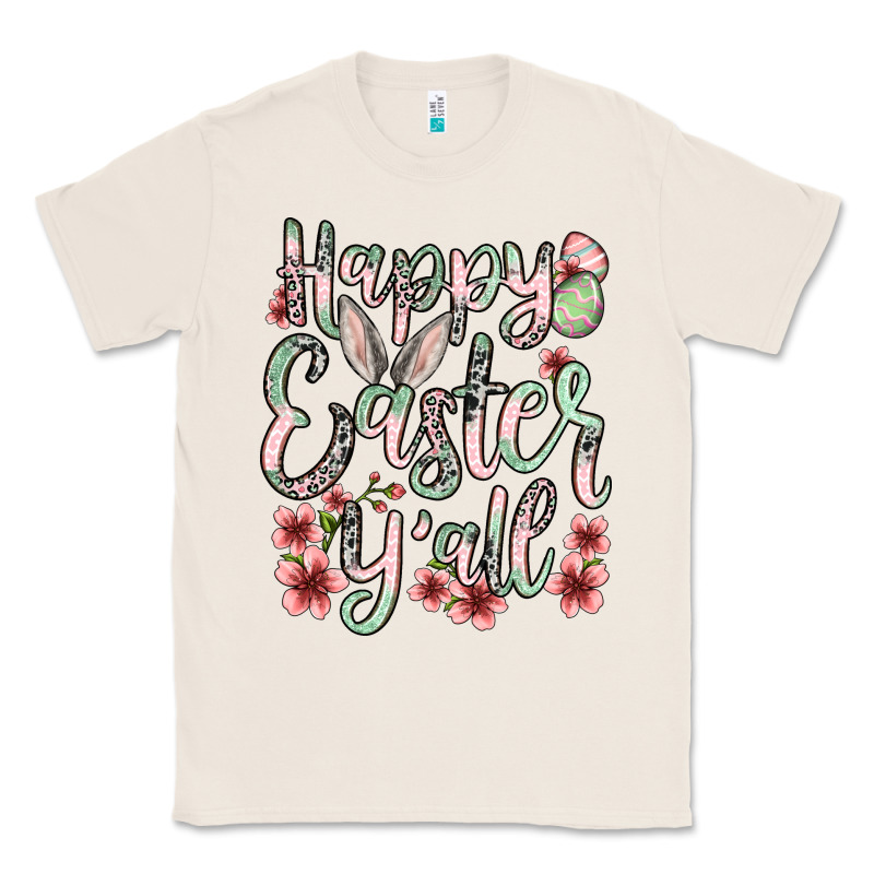 Easter Day Happy Easter Y'all Classic Tee by OliviaCreatesArt | Teevron