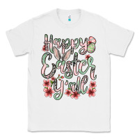 White Easter Day Happy Easter y'all Classic Tee - OliviaCreatesArt