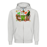 Dove Grey cna christmas Zipper Hoodie - AdoDesignShop
