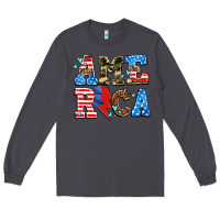 Smoke america with heart Long Sleeve Tee - AdoDesignShop