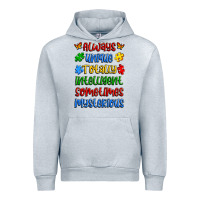 Heather Grey always unique totally intelligent sometimes myster Urban Hoodie - Artiststas