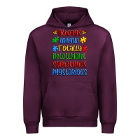 Mauve Wine always unique totally intelligent sometimes myster Urban Hoodie - Artiststas