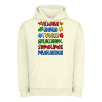 Pigment Pistachio always unique totally intelligent sometimes myster Urban Hoodie - Artiststas