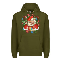 Army Green mexican santa Premium Hoodie - MaliasSmallBusiness