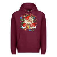 Burgundy mexican santa Premium Hoodie - MaliasSmallBusiness
