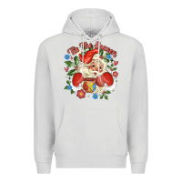 Dove Grey mexican santa Premium Hoodie - MaliasSmallBusiness