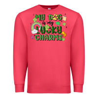 Cardinal my dog is my lucky charms Premium Sweatshirt - MaliasSmallBusiness