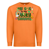 Carrot my dog is my lucky charms Premium Sweatshirt - MaliasSmallBusiness