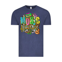 Vintage Denim music teacher Vintage Tee - texasbilliewilder