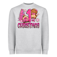 Heather Grey 1st christmas gingerbread girl Heavyweight Sweatshirt - Zillion Design Studio