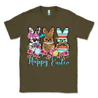 Army Green Happy Easter western peeps Classic Tee - OliviaCreatesArt