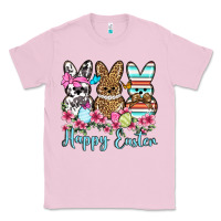 Bubblegum Pink Happy Easter western peeps Classic Tee - OliviaCreatesArt