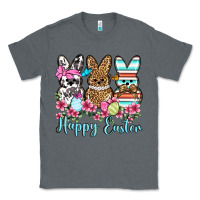 Charcoal Heather Happy Easter western peeps Classic Tee - OliviaCreatesArt