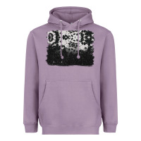 Lavender cowhide background Heavyweight Hoodie - BarkalooDesign