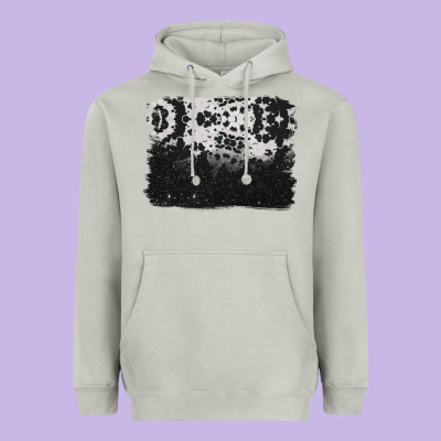 Cowhide Background Heavyweight Hoodie Designed By Barkaloodesign
