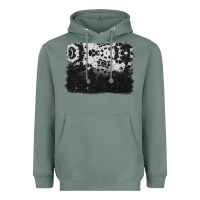 Sage cowhide background Heavyweight Hoodie - BarkalooDesign