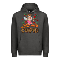 Charcoal Heather little miss cupid Premium Hoodie - AdoDesignShop