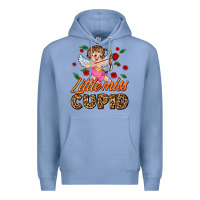 Colony Blue little miss cupid Premium Hoodie - AdoDesignShop