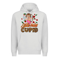 Dove Grey little miss cupid Premium Hoodie - AdoDesignShop