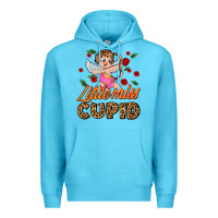 Ocean Blue little miss cupid Premium Hoodie - AdoDesignShop