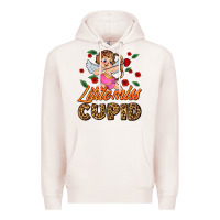Pale Pink little miss cupid Premium Hoodie - AdoDesignShop