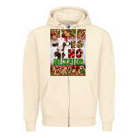 Sandshell Christmas Ho Ho Ho Heifer Zipper Hoodie - Artiststas