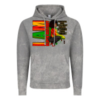 Cloud Rock I am black history Afro American woman Vintage Hoodie - RanaPortraitStore