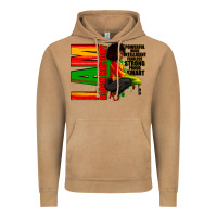 Vintage Camel I am black history Afro American woman Vintage Hoodie - RanaPortraitStore