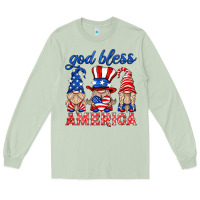 Matcha god bless america gnome Long Sleeve Tee - HRA Design Shop