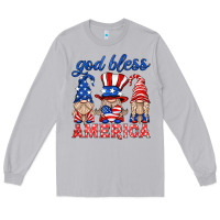 Moon Dust god bless america gnome Long Sleeve Tee - HRA Design Shop